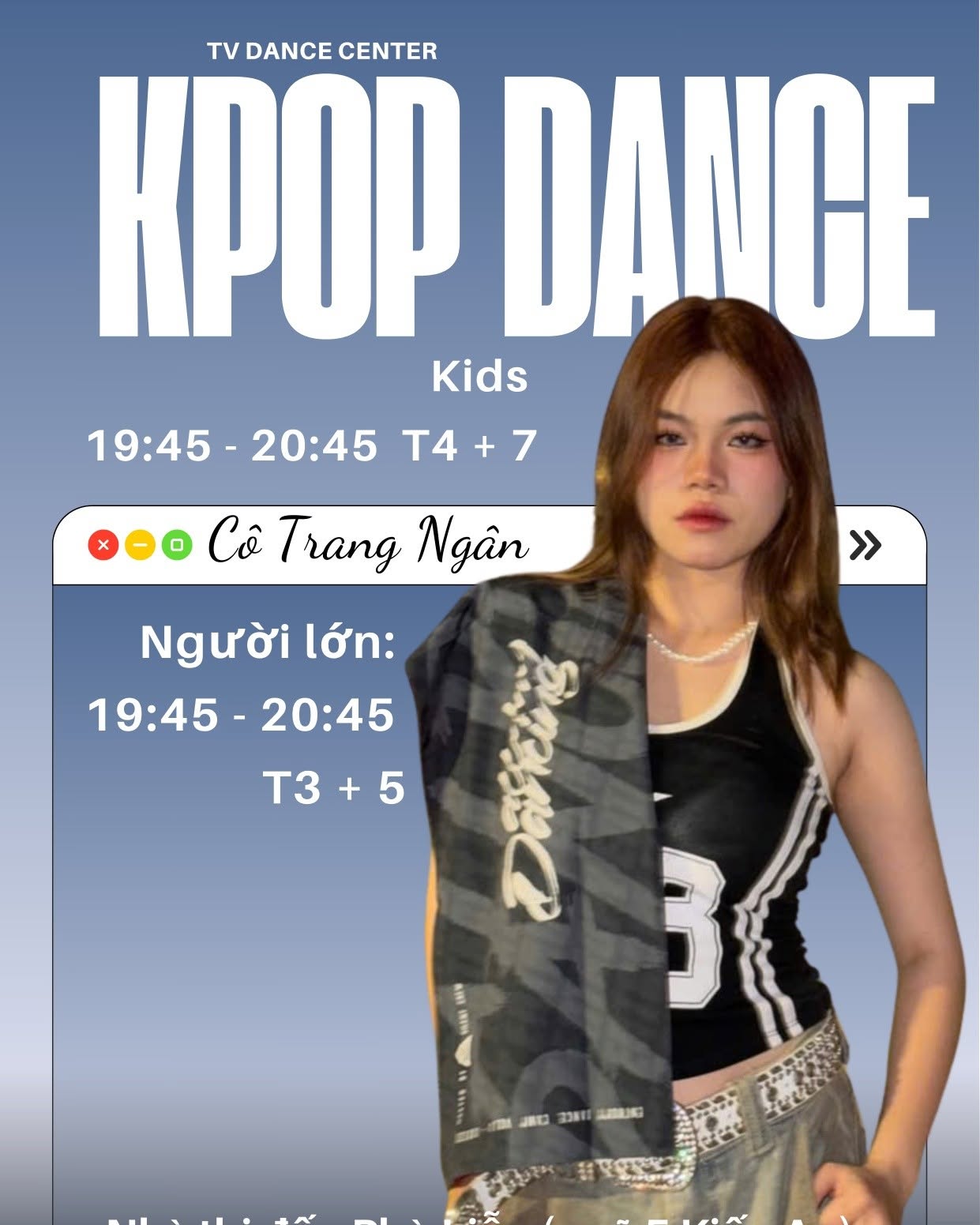 Huấn luyện viên Trang Ngân của TV Dance Center